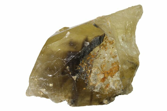 Golden-Yellow Calcite Crystal - Morocco #140479